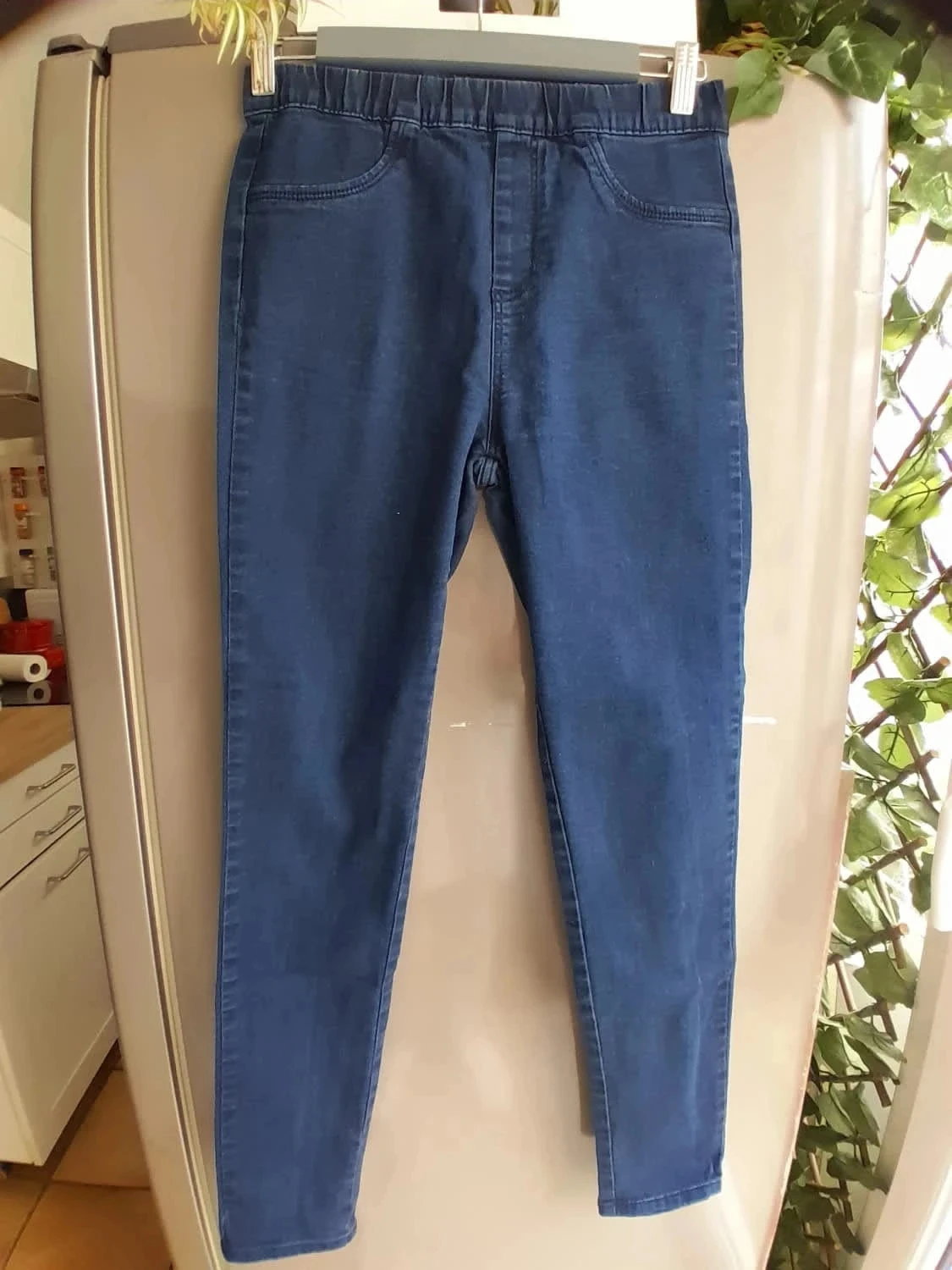 Jeans, taille élastique, sans fermeture pour femme Taille 38 - Marque kiabi